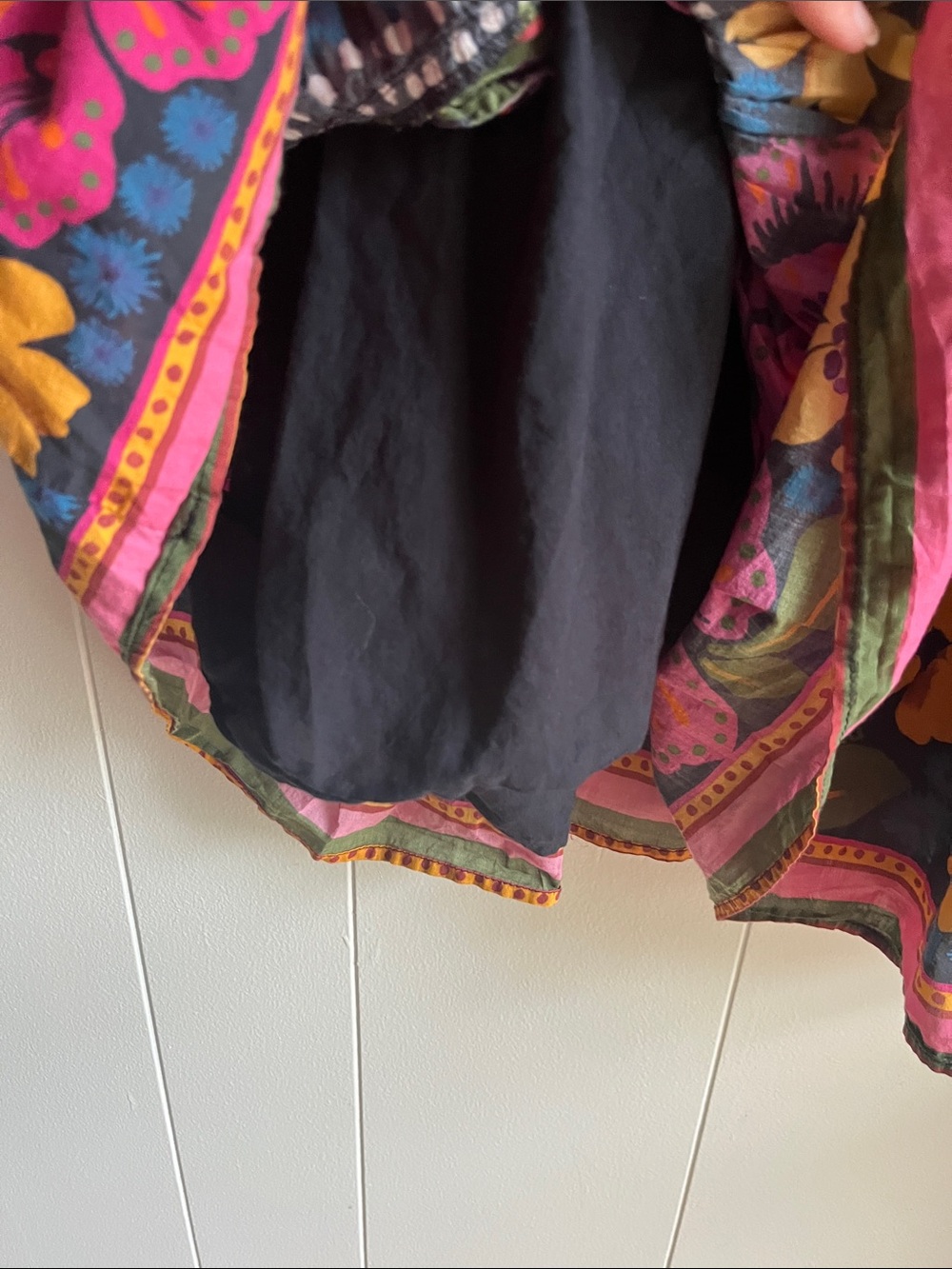 FARM Rio Multicolor Floral Mini Boho 100% Cotton Boho Resort Wear Sz Sm Dress - Picture 7 of 12